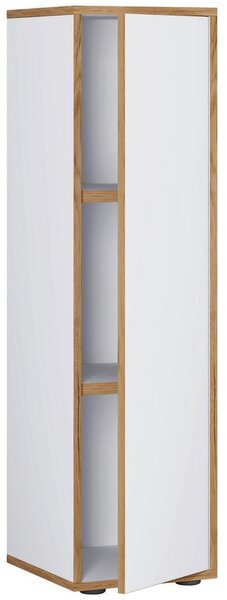 P & B Arhivska Omara Salia B30, Bela, Barva Hrasta