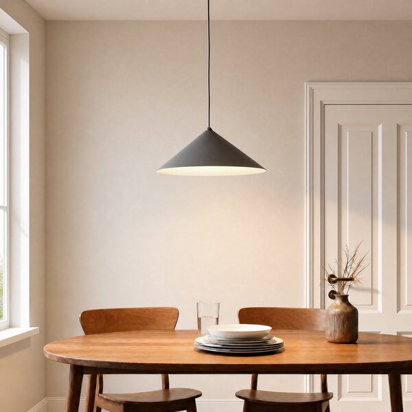 TK Lighting Visoka svetilka Lume L, rjava, kovina, Ø 40 cm, GX53, zatemnjen, Rjava / rjasta, Dnevna soba / jedilnica, Kovina, Sodobni