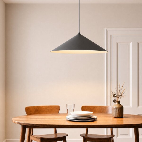TK Lighting Visoka svetilka Lume XL, rjava, kovina, Ø 49 cm, GX53, zatemnjen, Rjava / rjasta, Dnevna soba / jedilnica, Kovina, Sodobni