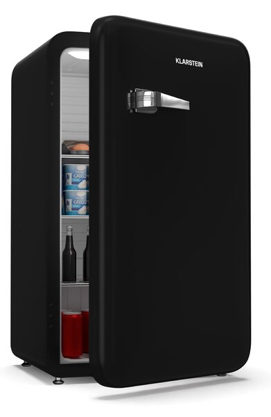 Klarstein Audrey Evo mini hladilnik, 90 l, retro dizajn, tihi, kompakten, 3 barve