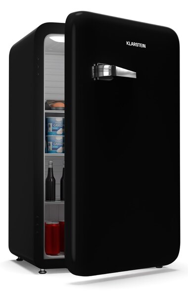 Klarstein Audrey Evo hladilnik, 112 l, retro dizajn, tihi, kompakten, 3 barve