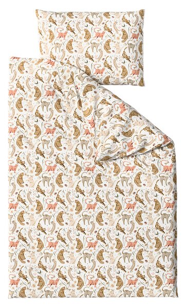 Bombažna posteljnina WILD CATS barvita Dimenzije posteljnine: 70 x 90 cm | 140 x 220 cm