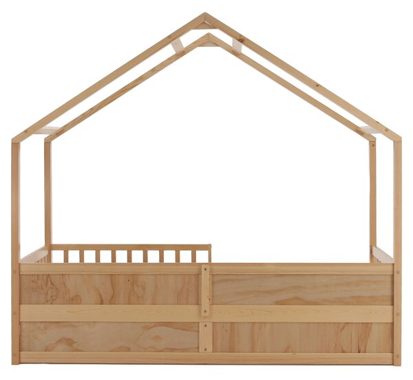 KONDELA Montessori postelja, 90x200, naravna, masivna, BIANKA