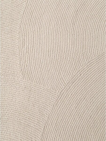 Ročno tkana volnena preproga v svetli naravni barvi 80x150 cm Calmio – Hanse Home