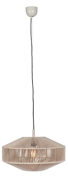 Japandi viseča svetilka rjava vrv 46cm - Svea