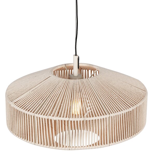 Japandi viseča svetilka rjava vrv 46cm - Svea