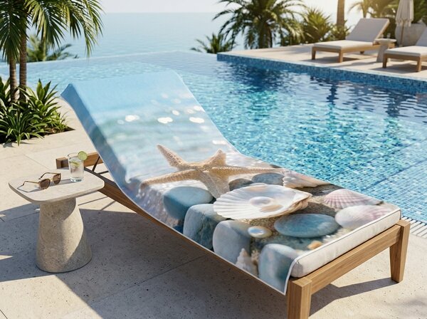 Hitro sušeča se plažna brisača MARBELLA barvna 70 x 140 cm, 100% mikrotkanina