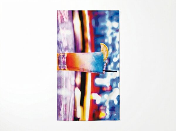 Hitrosušeča XXL plažna brisača FRIZZEL barvna 150 x 210 cm, 100% mikrotkanina