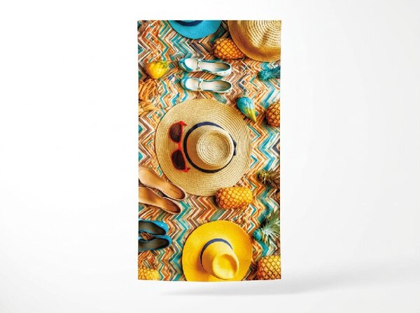 Hitrosušeča XXL plažna brisača VACALIO barvna 150 x 210 cm, 100% mikrotkanina