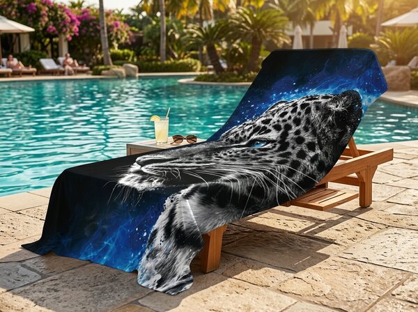 Hitro sušeča XXL plažna brisača LEORIX barvna 150 x 210 cm, 100% mikrotkanina