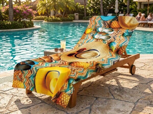 Hitrosušeča XXL plažna brisača VACALIO barvna 150 x 210 cm, 100% mikrotkanina