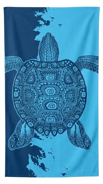 Hitro sušeča XXL plažna brisača OCEVA modra 150 x 210 cm, 100% mikrotkanina