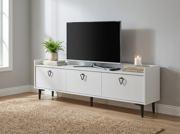TV omarica PIENA 160 cm, bela