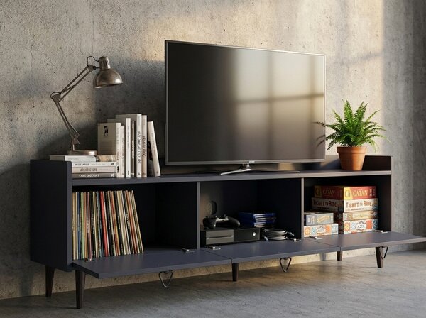 TV omarica PIENA 160 cm, antracitna