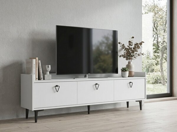 TV omarica PIENA 160 cm, bela