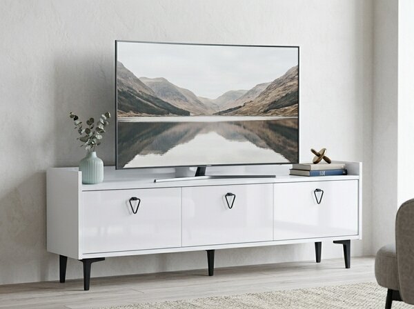TV omarica PIENA 160 cm, bela