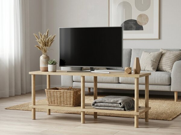 TV regal SOLE 90 cm, hrast sonoma