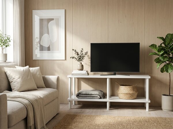 TV omarica SOLE 90 cm, bela