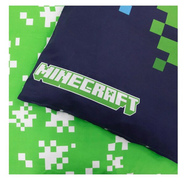 Otroška posteljnina MINECRAFT HEROES barvna Dimenzije posteljnine: 70 x 80 cm | 140 x 200 cm