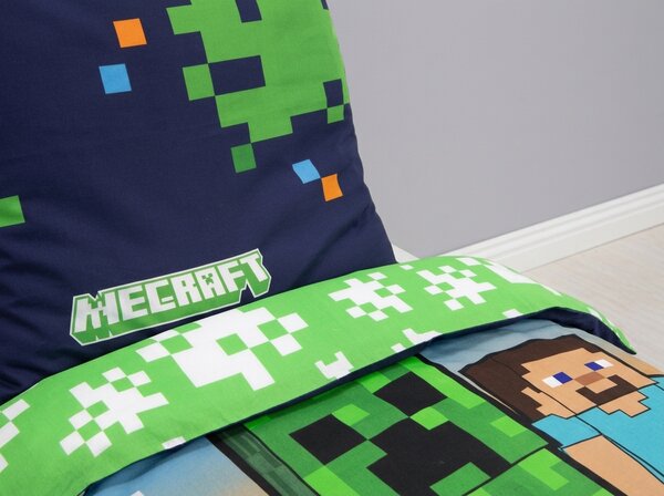 Otroška posteljnina MINECRAFT HEROES barvna Dimenzije posteljnine: 70 x 80 cm | 140 x 200 cm