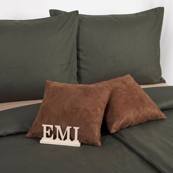 Posteljnina Dark Green saten EMI