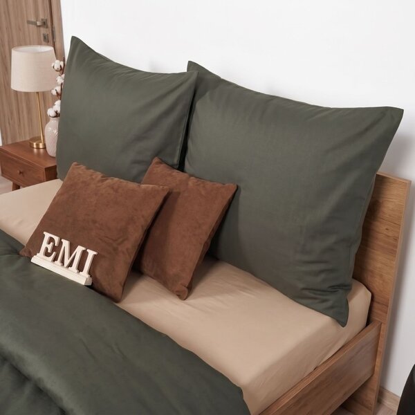 Posteljnina Dark Green saten EMI