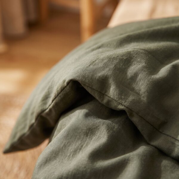 Posteljnina Dark Green saten EMI