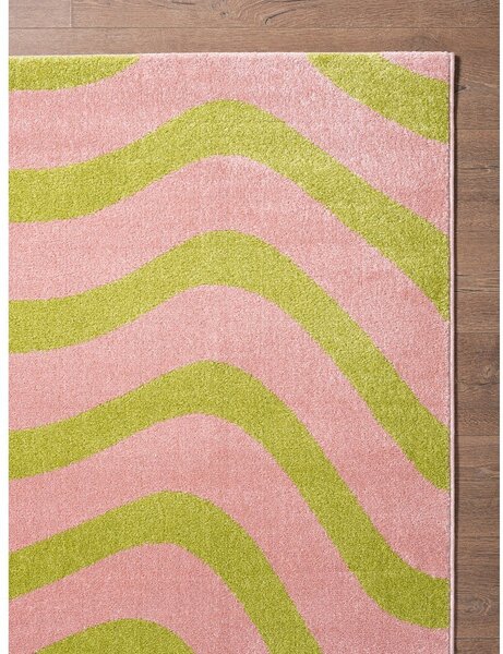 Zelena/rožnata preproga 160x230 cm Aurora – ESTE