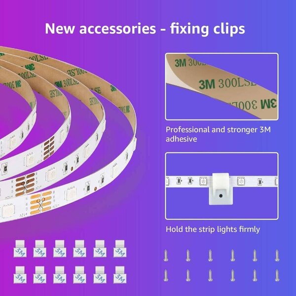 15m Set LED trak RGB IP20 -2x7,5m glasbeni