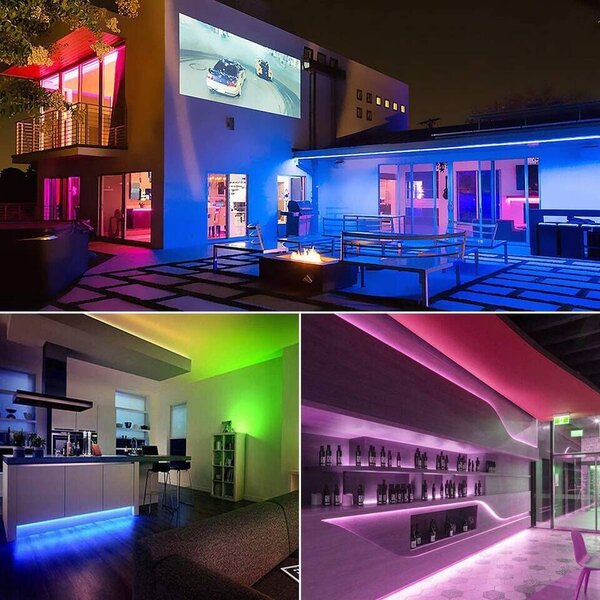 WIFI 10m Set LED trak RGB IP20 - 2x5m 5050 SMD