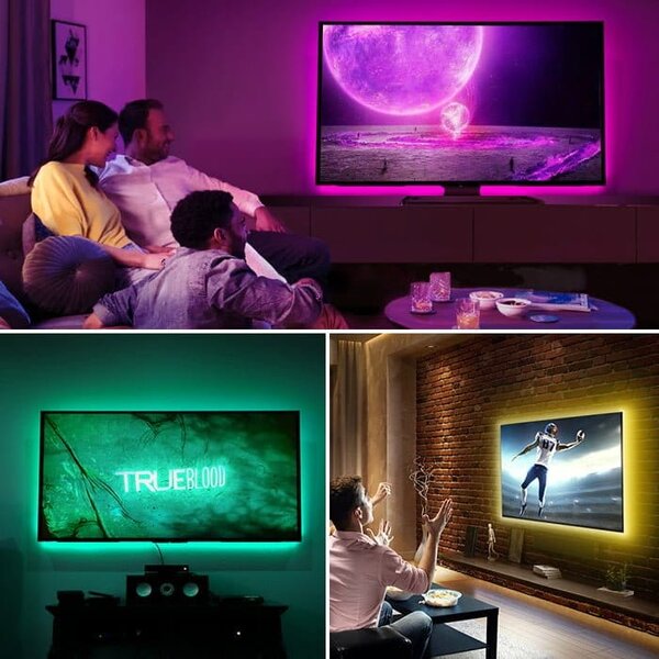 TV LED trak RGB 4x 50cm USB