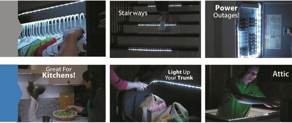 LED trak z detektorjem gibanja 5000K 100cm