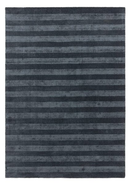 Temno modra ročno tkana preproga iz recikliranih vlaken 160x230 cm Connor – MADE