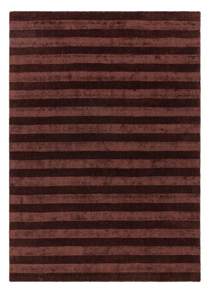 Bordo rdeča ročno tkana preproga iz recikliranih vlaken 160x230 cm Connor – MADE