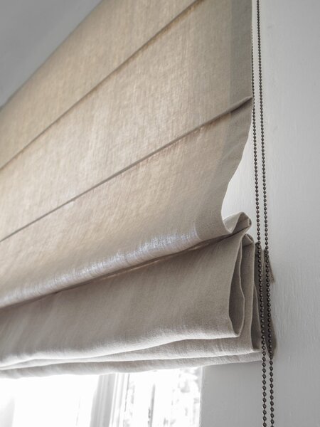 Rimska zavesa šir. 100 cm Heavy Linen 10 barv