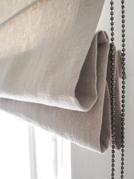 Rimska zavesa šir. 180 cm Heavy Linen 10 barv