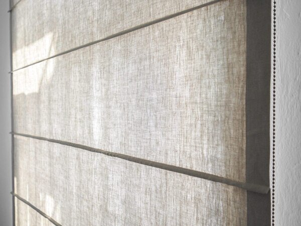Rimska zavesa šir. 100 cm Heavy Linen 10 barv