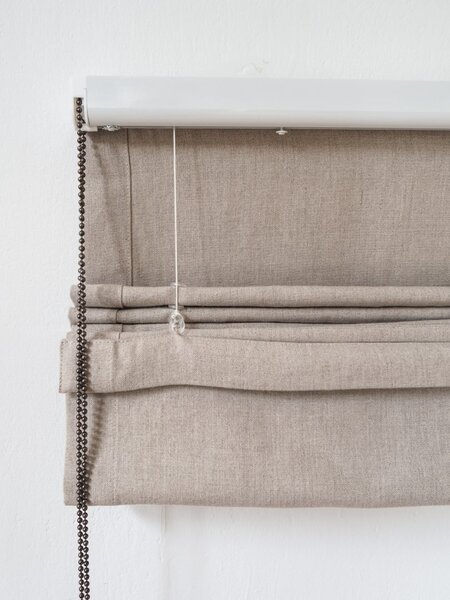 Rimska zavesa šir. 100 cm Heavy Linen 10 barv