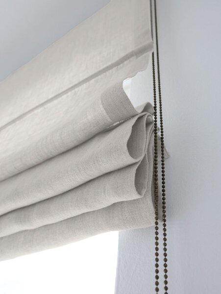 Rimska zavesa šir. 200 cm Heavy Linen 10 barv
