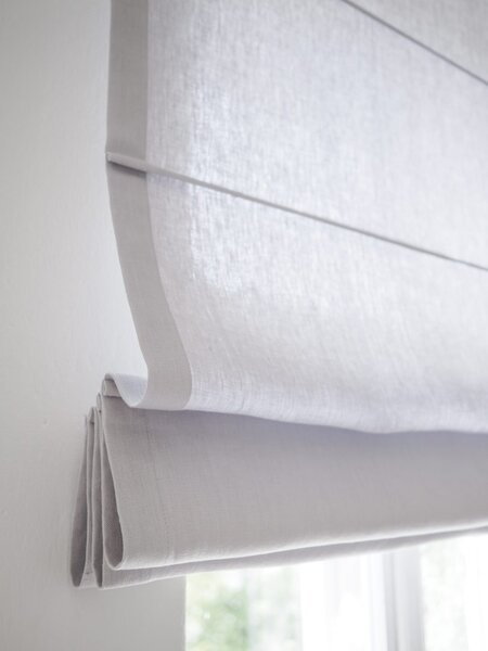 Rimska zavesa šir. 120 cm Heavy Linen 10 barv