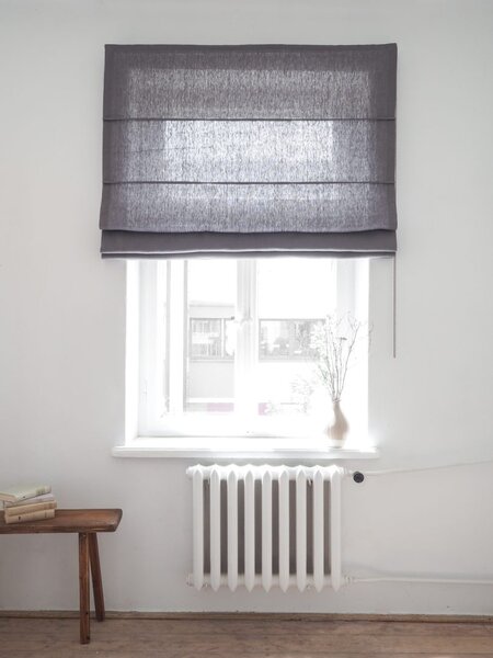 Rimska zavesa šir. 180 cm Heavy Linen 10 barv