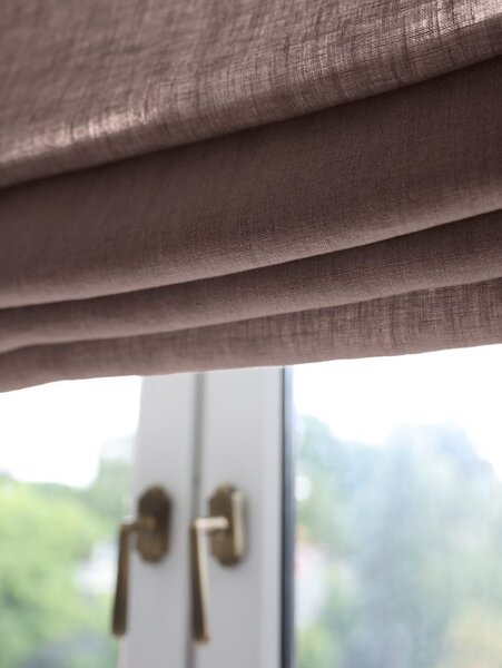 Rimska zavesa šir. 100 cm Heavy Linen 10 barv