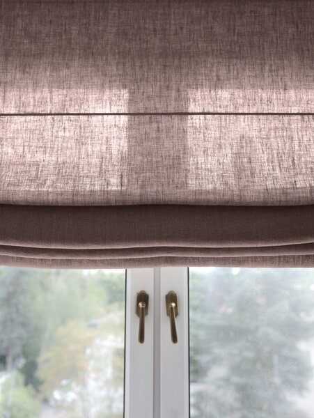 Rimska zavesa šir. 100 cm Heavy Linen 10 barv