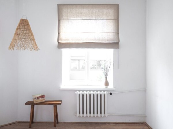 Rimska zavesa šir. 160 cm Heavy Linen 10 barv