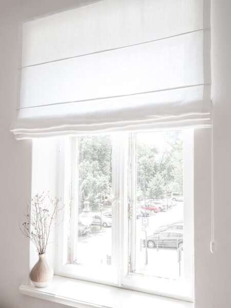 Rimska zavesa šir. 100 cm Heavy Linen 10 barv