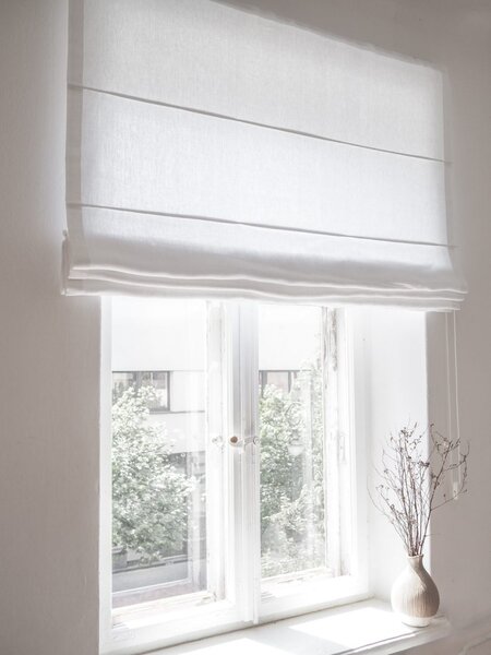 Rimska zavesa šir. 100 cm Heavy Linen 10 barv
