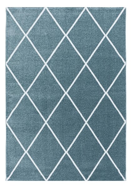 PREPROGA Z VISOKIM FLOROM Rio 4601 blau 80/150 cm tkano modra