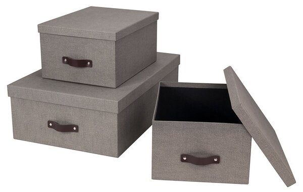 Bigso Box of Sweden komplet škatel za shranjevanje Inge (3-pack)