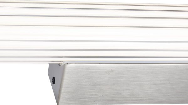 Retro stenska svetilka Gunmetal 80,4 cm vklj. LED IP44 - Coco