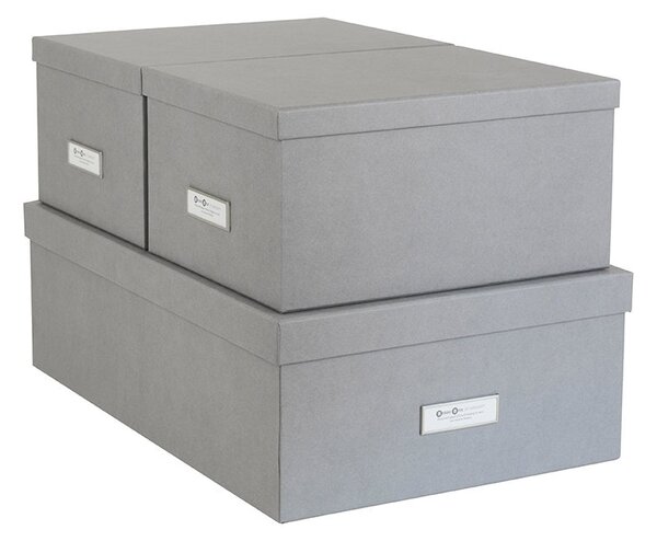 Bigso Box of Sweden komplet škatel za shranjevanje Inge (3-pack)
